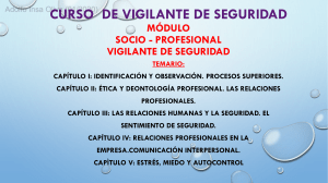 Área Socio-profesional Vigilante de Seguridad- Capítulo 1