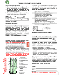 Permiso para Trabajos en Caliente - Formulario de Seguridad