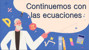 Ecuaciones: Resolución de Problemas Matemáticos