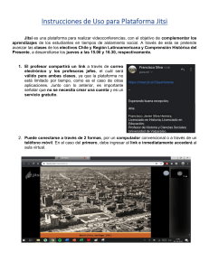 Instrucciones de Uso de la Plataforma Jitsi para Clases Online