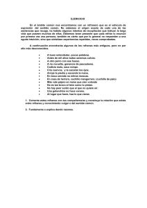 Refranes y Sentido Común: Ejercicio de Reflexión