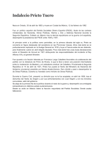 Biografías: Indalecio Prieto y Pilar Primo de Rivera