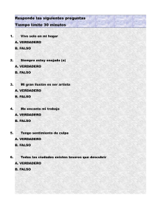 Cuestionario de Autoevaluación Personal