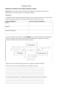 Relaciones Económicas: Familia, Empresa y Estado