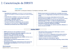 Análise SWOT DIRSTI: Sistemas de Informação ENANA