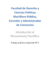 Tarea Práctica: Pensamiento Científico y la Búsqueda de la Verdad