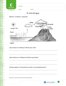 Ciclo del Agua: Hoja de Trabajo para Primaria