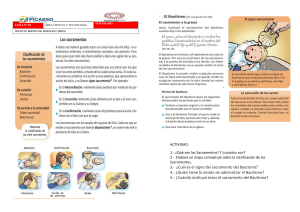 Sacramentos: Actividad de Religión para 6to Grado