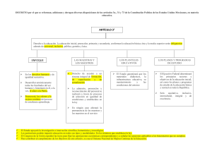 Decreto Educativo Constitucional en México