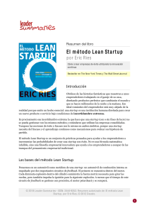 Resumen: El Método Lean Startup por Eric Ries