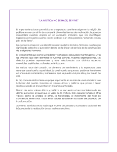 Mística en la Política: Símbolos, Ética y Sueños Colectivos