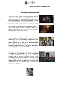 Agustín Barrios (Mangoré): Biografía del Guitarrista Paraguayo