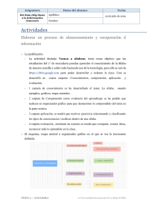 Actividad Big Data e Internet: Lección de Sílabas