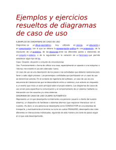 Ejemplos y Ejercicios Resueltos de Diagramas de Casos de Uso