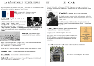 la résistance pendant la deuxième guerre mondiale