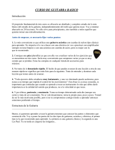Curso Básico de Guitarra: Aprende a Tocar Desde Cero