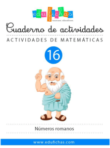 Cuaderno de Actividades: Números Romanos para Niños