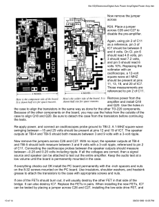 200-Watt Digital Amplifier Schematic & Instructions