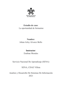 Estudio de Caso SENA: La Oportunidad de Formarse