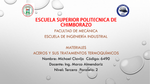 Aceros y Tratamientos Termoquímicos: Guía Completa