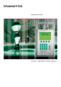 Infusomat fmS: Bomba de Infusión Veterinaria B.Braun