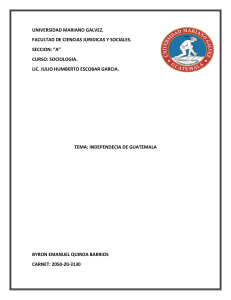 Independencia de Guatemala: Análisis Sociológico