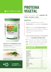  Proteina Vegetal Nutrilite