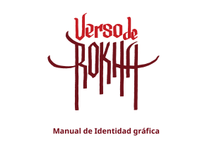 3.1 Manual de identidad gráfica · Verso de Rokha (1)