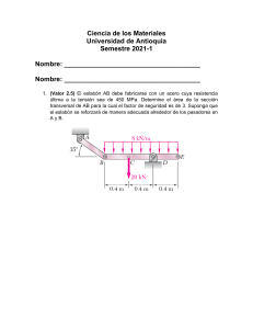 Problemas de Ciencia de los Materiales: Resistencia de Materiales