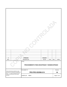 Procedimiento de Encofrado y Desencofrado - Seguridad en Construcción
