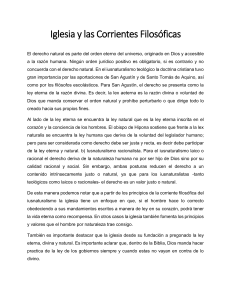 Iglesia y Filosofía del Derecho: Iusnaturalismo vs. Iuspositivismo