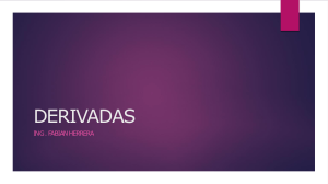 Derivadas: Concepto y Ejercicios
