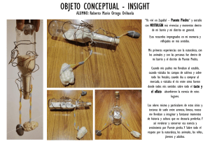 Objeto Conceptual: Nostalgia en Puente Piedra