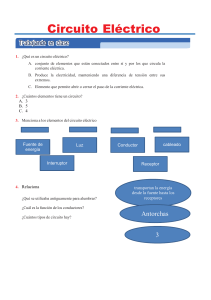 Circuito Eléctrico: Hoja de Trabajo