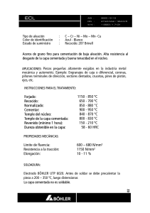 Acero ECL AISI 8620/5115: Datos Técnicos y Aplicaciones