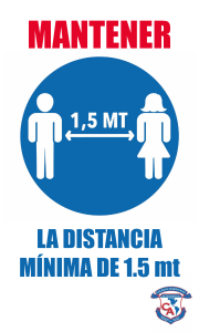 Señales de Seguridad e Higiene: Distanciamiento y Prevención