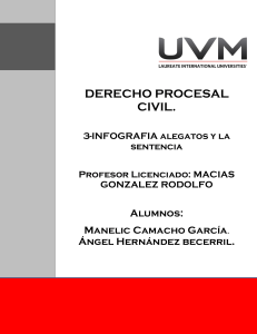 Derecho Procesal Civil: Alegatos y Sentencia