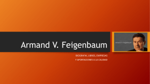 Armand V. Feigenbaum: Contribuciones a la Gestión de Calidad