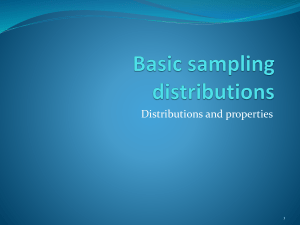 SPC Basic sampling distributions 
