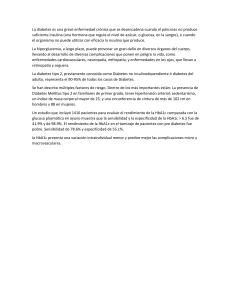 Diabetes: Causas, Riesgos y Rendimiento de HbA1c