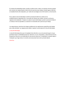 Ley de Teletrabajo: Derechos y Definición