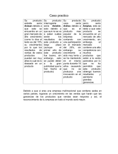 Análisis BCG: Caso Práctico de Productos Empresariales