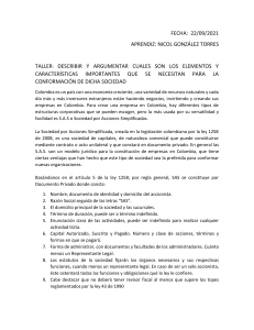 Sociedad SAS en Colombia: Elementos y Características