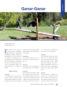 Juego Ganar-Ganar: Trabajo en Equipo y Colaboración
