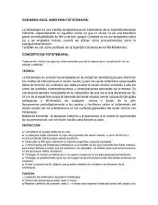 Fototerapia en Neonatos: Guía de Cuidados