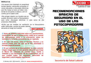 Guía de Seguridad: Uso de Fotocopiadoras