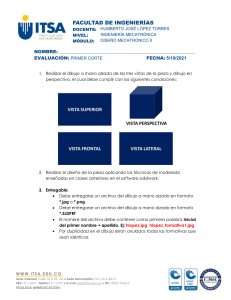 Tarea Diseño Mecatrónico II: Dibujo y Modelado SolidWorks