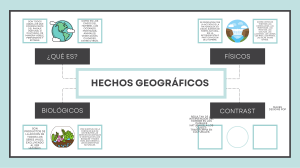 Hechos Geográficos: Diagrama Explicativo