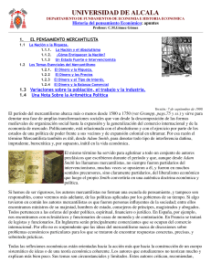 Mercantilismo: Apuntes de clase sobre pensamiento económico