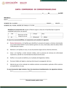 carta de corresponsabilidad de SEP
